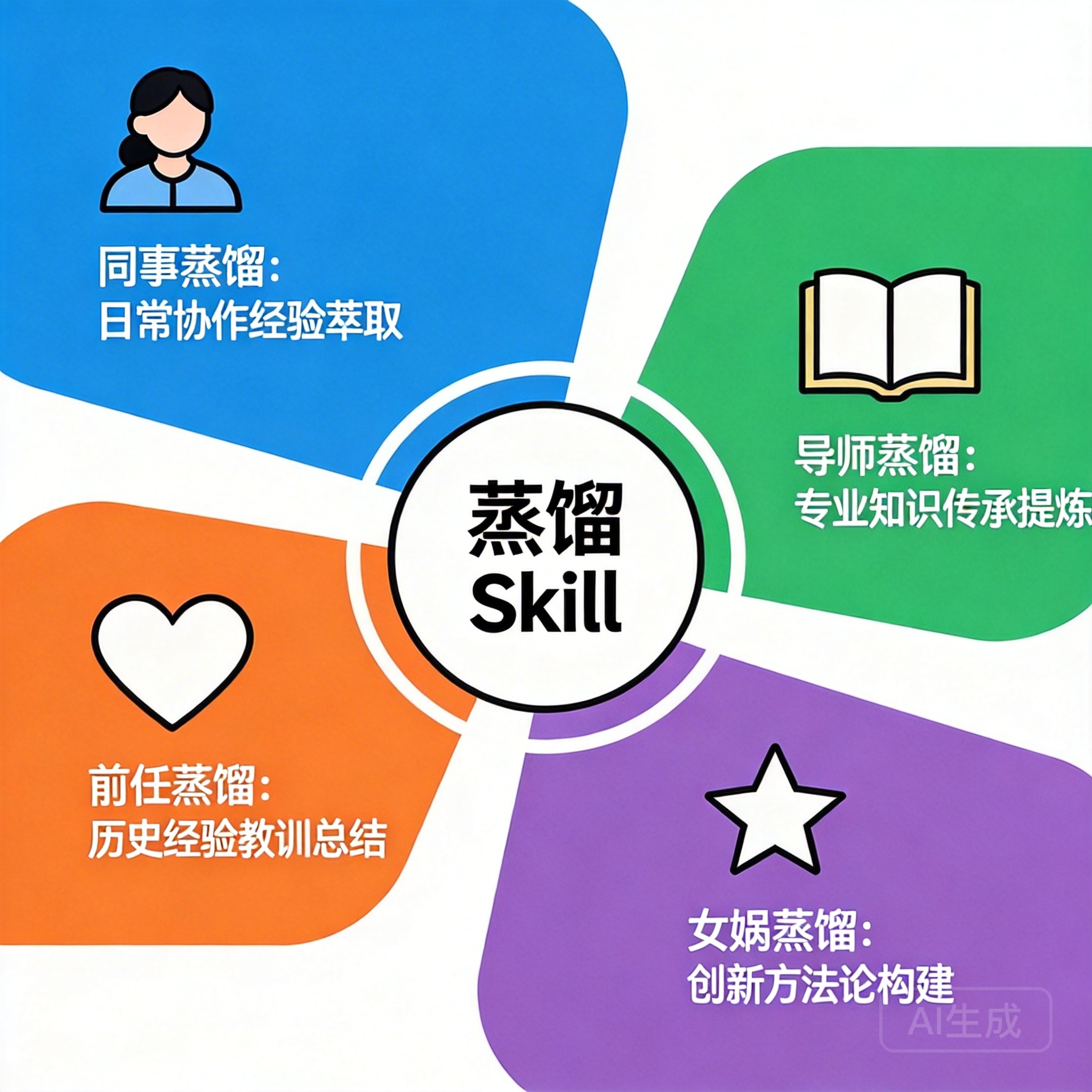 GitHub 蒸馏 Skills 合集：把同事、前任、导师、女娲都变成你的 AI 助手
