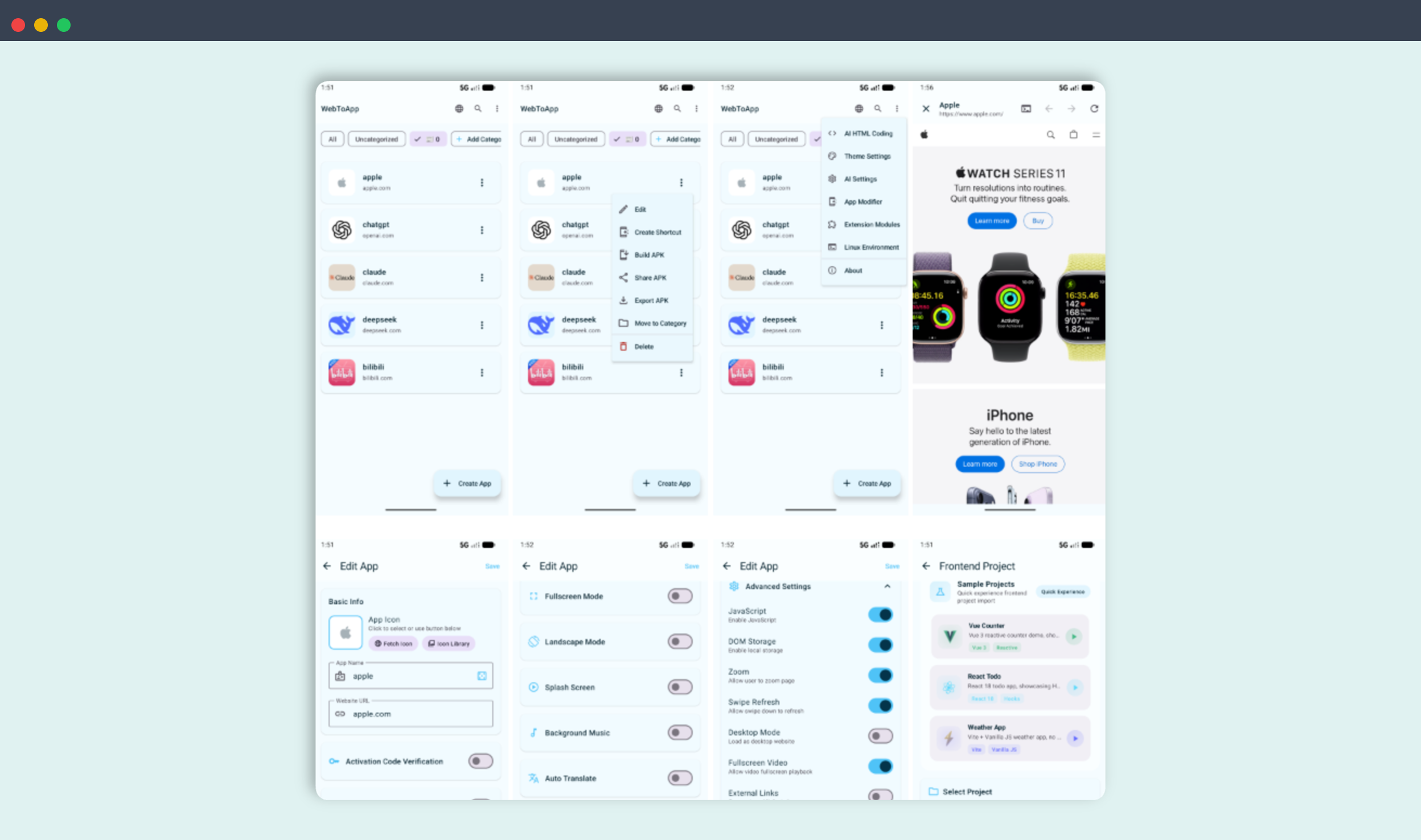 开源神器 WebToApp秒杀打包工具一键把网站转成安卓APP