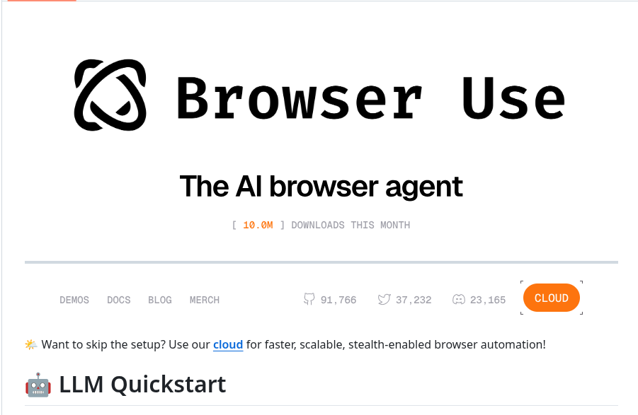 browser-use 深度解析：给 LLM 装上一双手，让 AI 自主操作浏览器